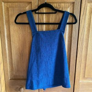 Madewell apron cross back tank